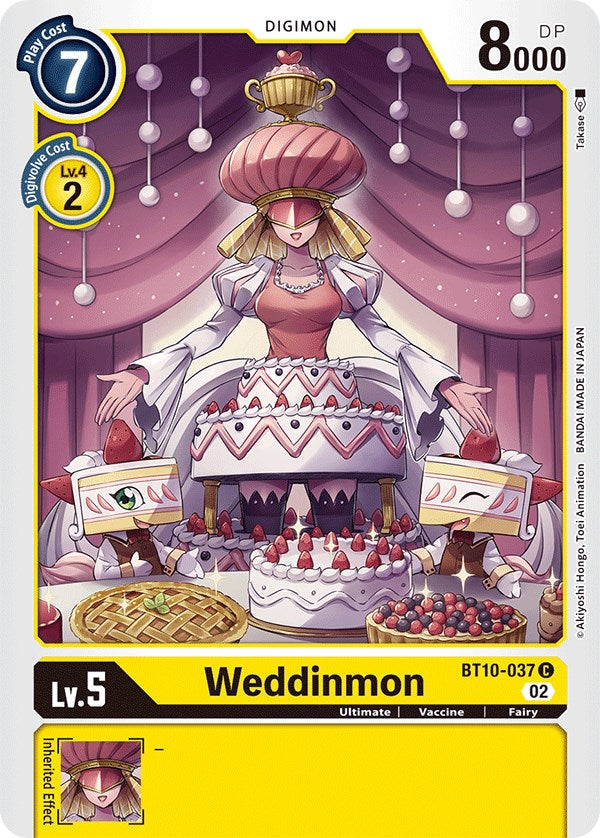 Weddinmon [BT10-037] [Xros Encounter] | Tables and Towers