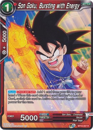 Son Goku, Bursting with Energy (BT10-007) [Rise of the Unison Warrior 2nd Edition] | Tables and Towers