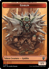 Tarmogoyf // Goblin Double-Sided Token [Modern Horizons 3 Commander Tokens] | Tables and Towers