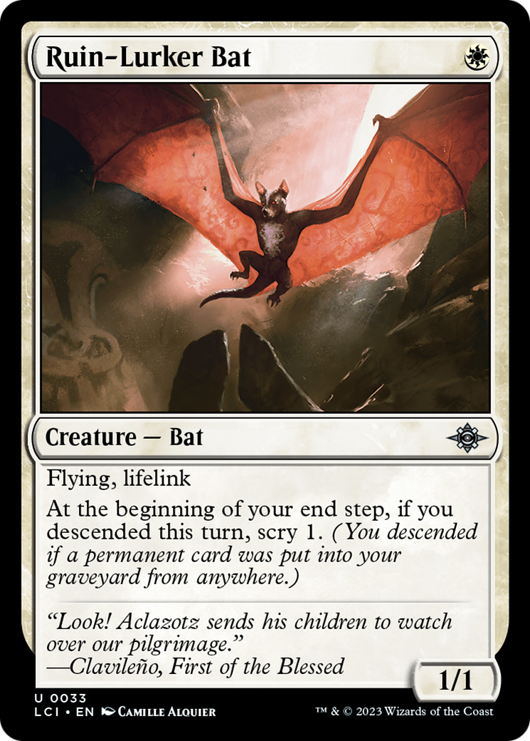 Ruin-Lurker Bat [The Lost Caverns of Ixalan] | Tables and Towers