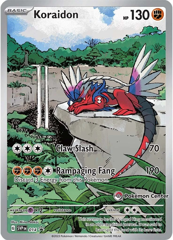 Koraidon (124/198) (Pokemon Center Exclusive) [Scarlet & Violet: Black Star Promos] | Tables and Towers