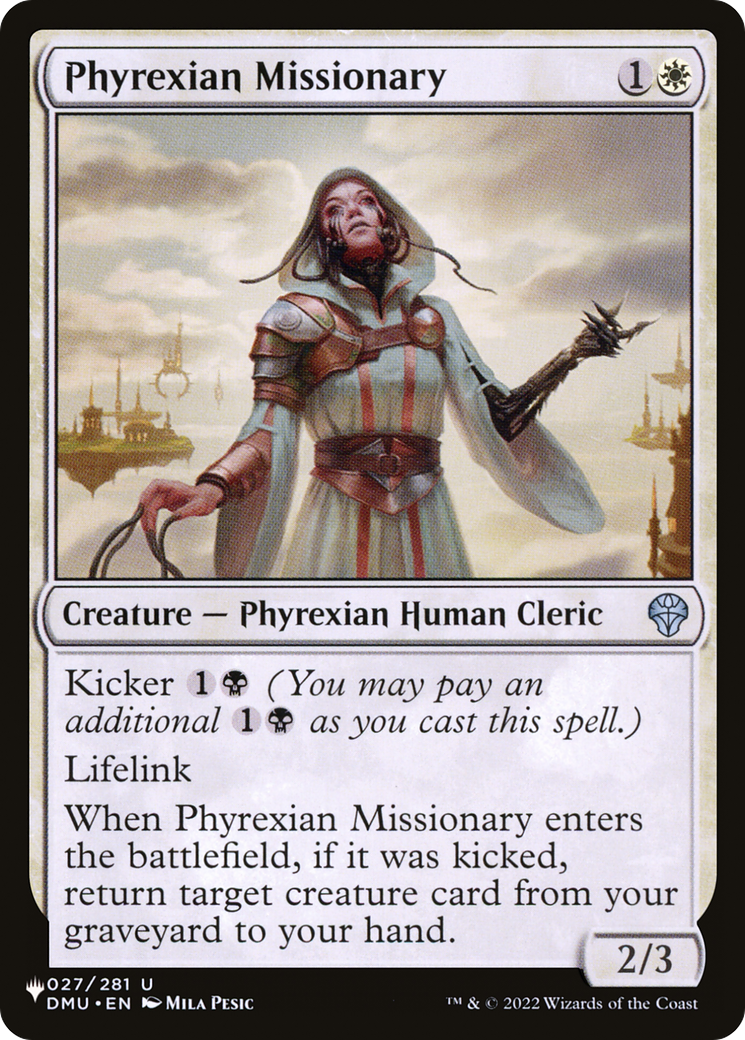 Phyrexian Missionary [The List Reprints] | Tables and Towers