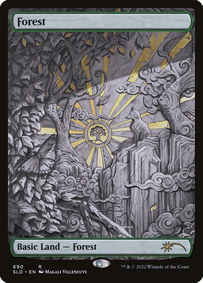 Forest (690) (Sketch) [Secret Lair Drop Promos] | Tables and Towers