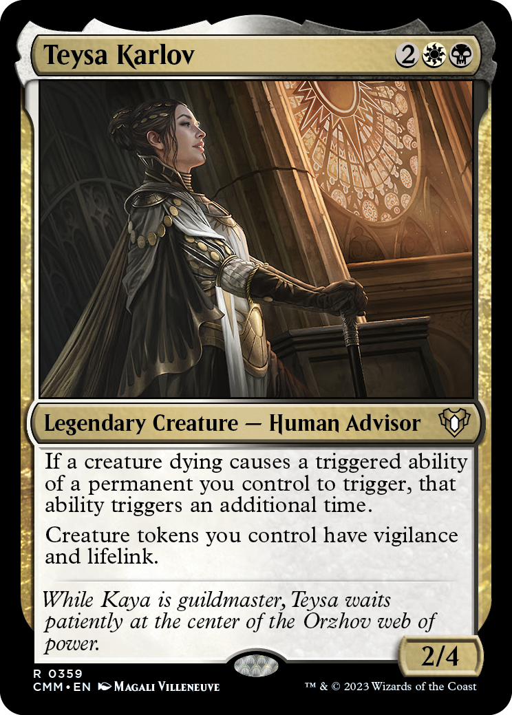 Teysa Karlov [Commander Masters] | Tables and Towers