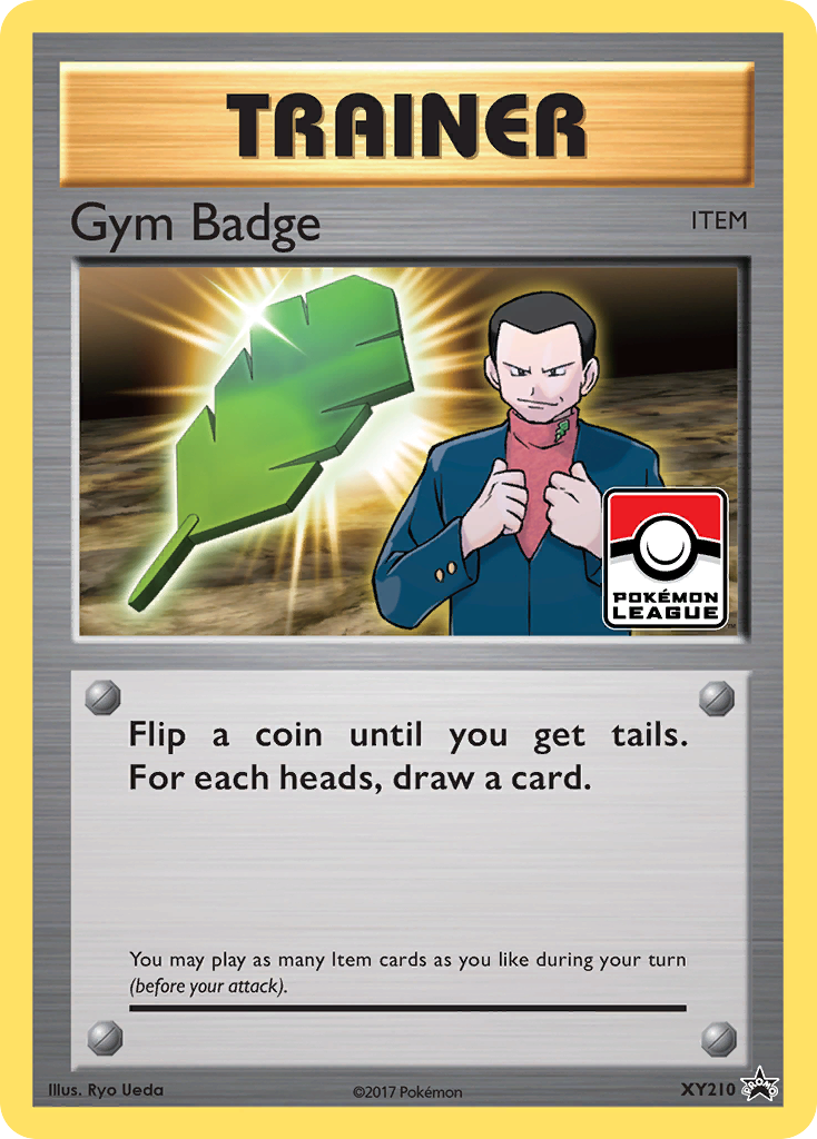 Gym Badge (XY210) (Giovanni) [XY: Black Star Promos] | Tables and Towers