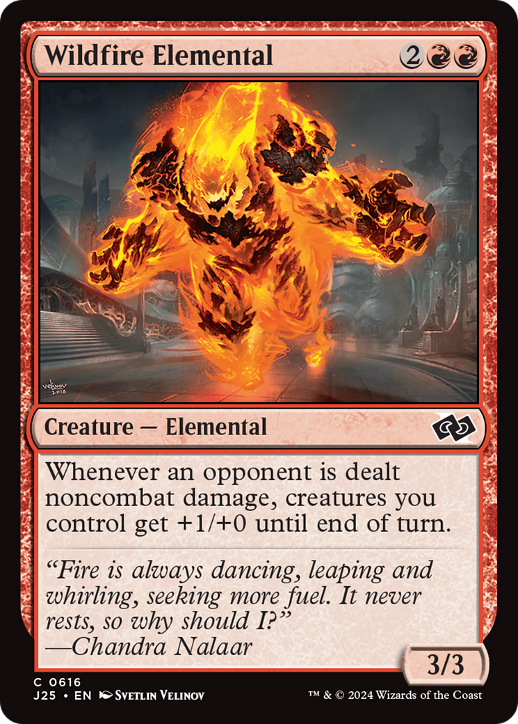 Wildfire Elemental [Foundations Jumpstart] | Tables and Towers