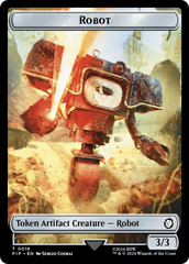 Robot // Junk Double-Sided Token [Fallout Tokens] | Tables and Towers