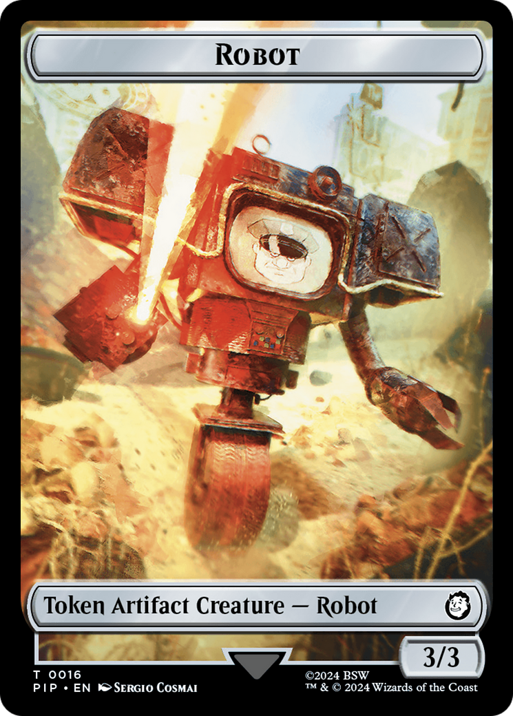 Junk // Robot Double-Sided Token [Fallout Tokens] | Tables and Towers