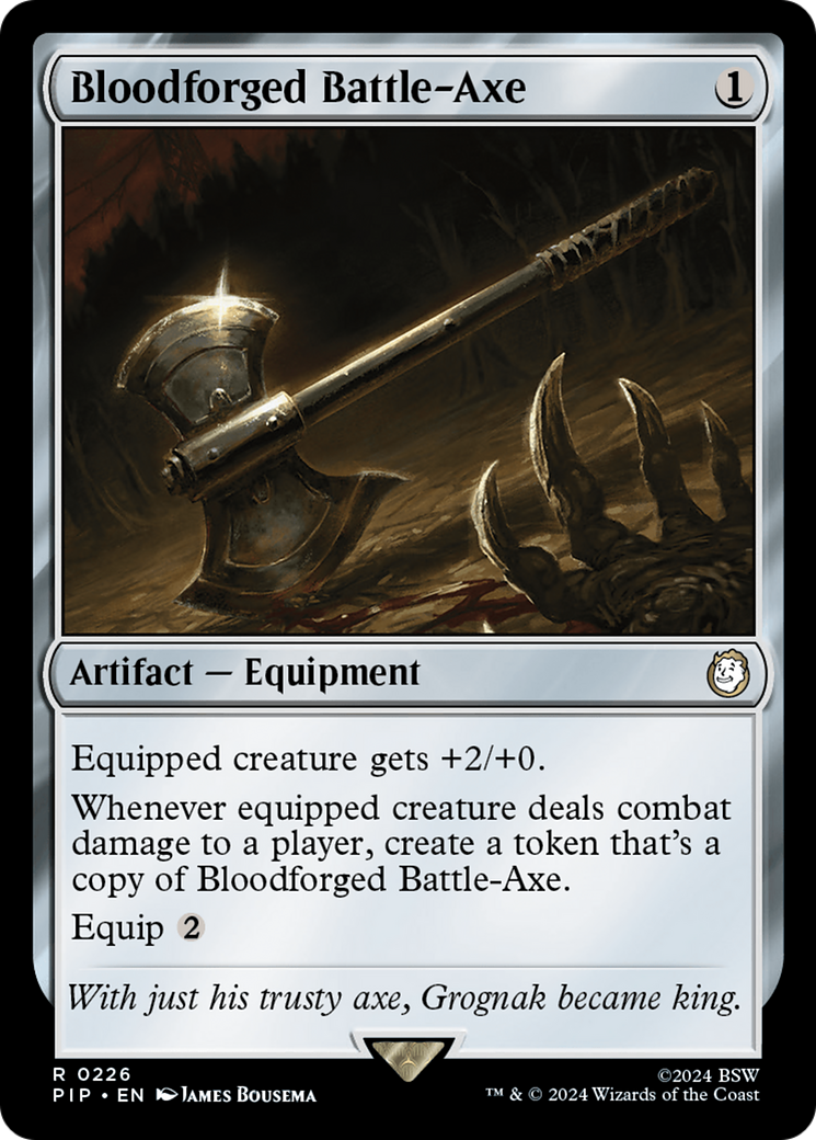 Bloodforged Battle-Axe [Fallout] | Tables and Towers