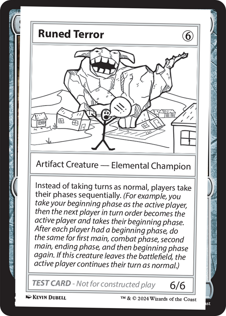 Runed Terror [Mystery Booster 2 Playtest Cards] | Tables and Towers