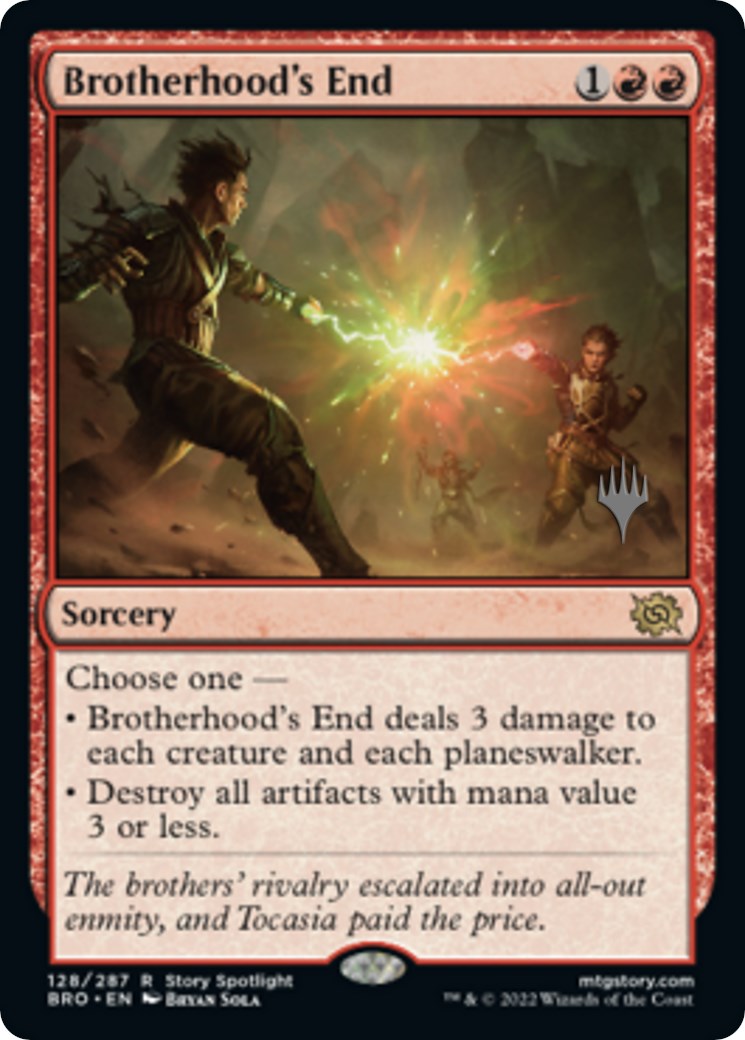 Brotherhood's End (Promo Pack) [The Brothers' War Promos] | Tables and Towers