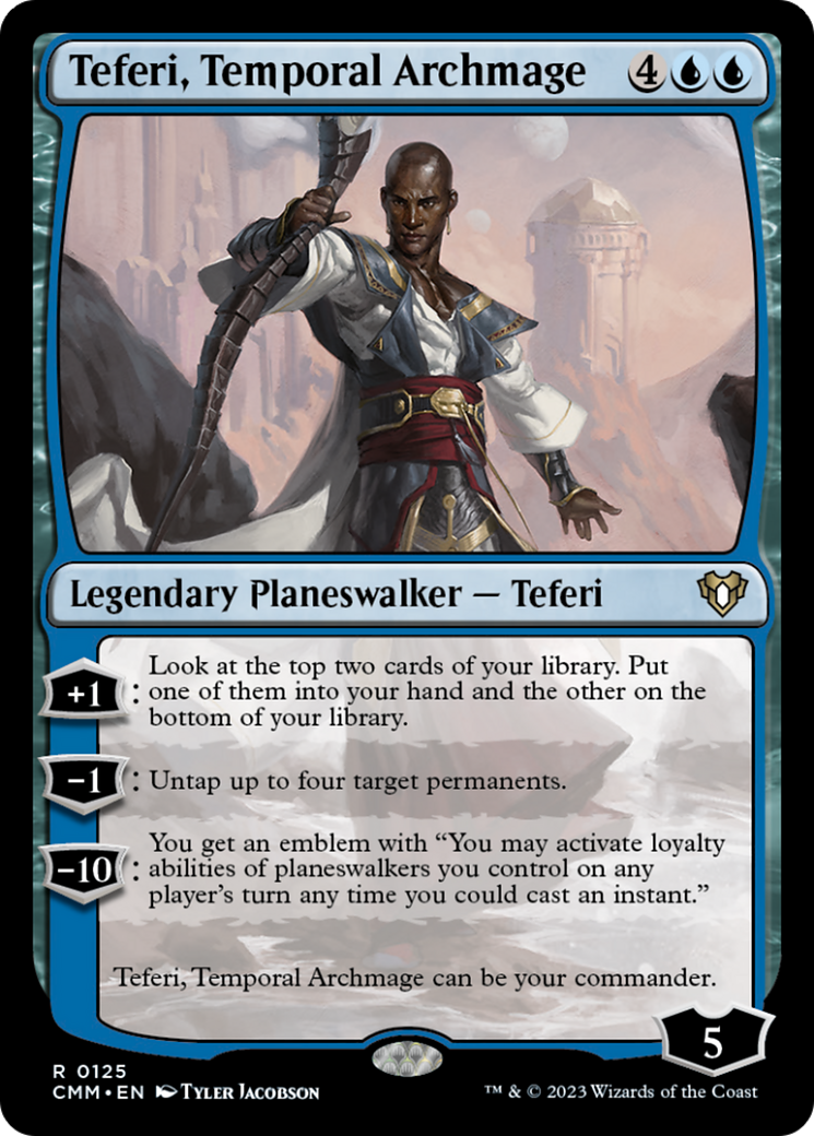 Teferi, Temporal Archmage [Commander Masters] | Tables and Towers