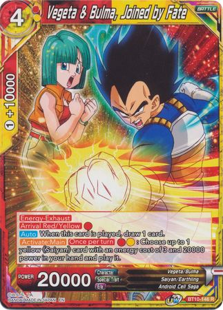 Vegeta & Bulma, Joined by Fate (BT10-146) [Rise of the Unison Warrior 2nd Edition] | Tables and Towers