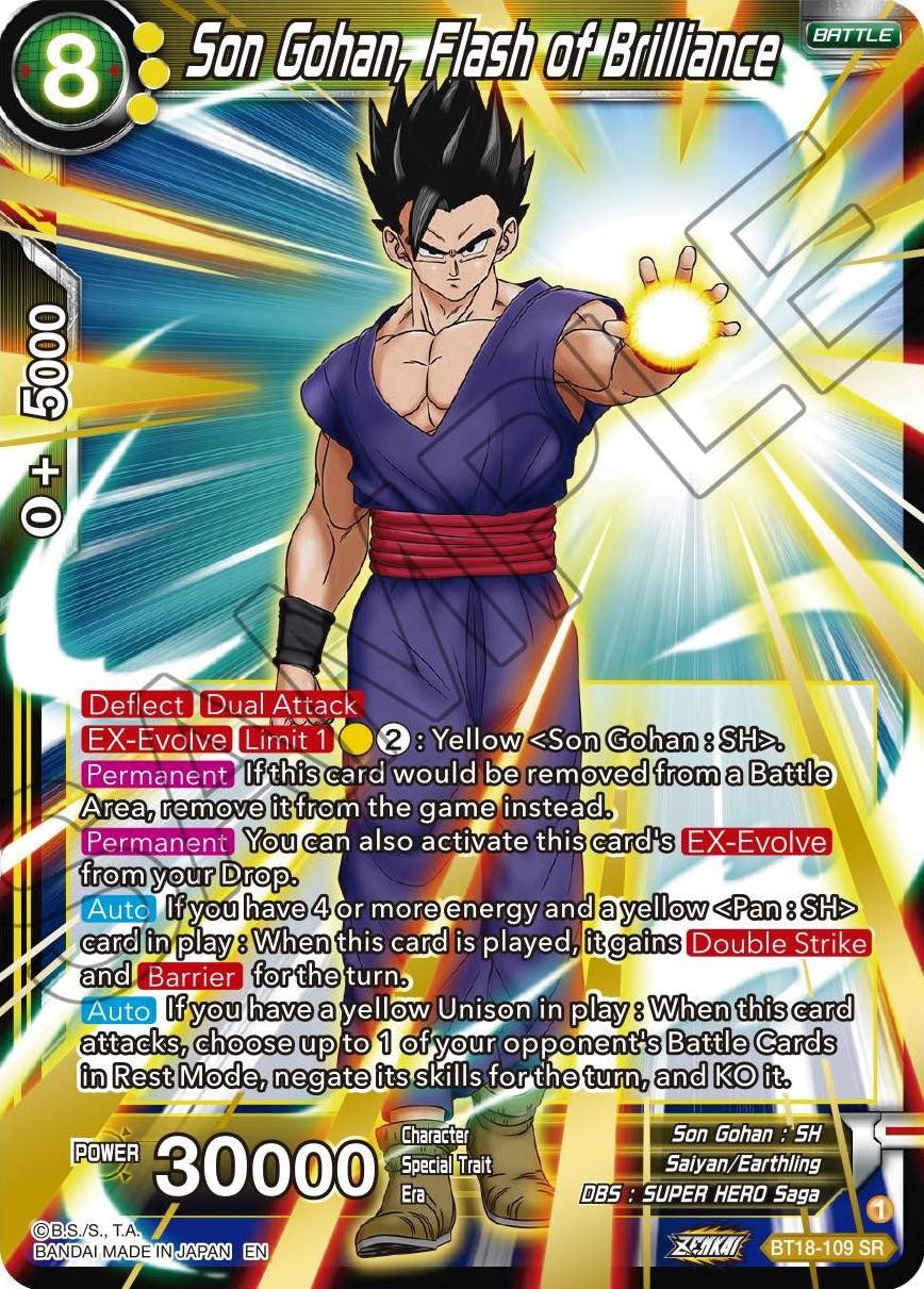 Son Gohan, Flash of Brilliance (BT18-109) [Promotion Cards] | Tables and Towers