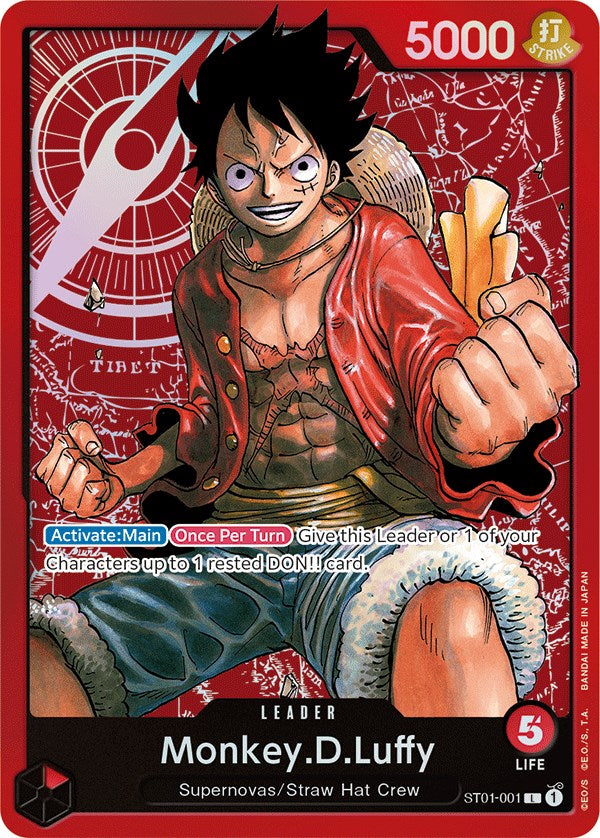 Monkey.D.Luffy (001) [Starter Deck: Straw Hat Crew] | Tables and Towers