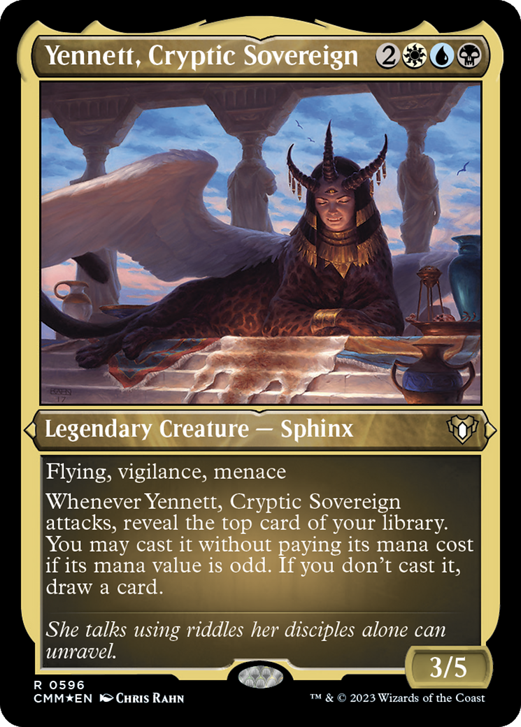 Yennett, Cryptic Sovereign (Foil Etched) [Commander Masters] | Tables and Towers