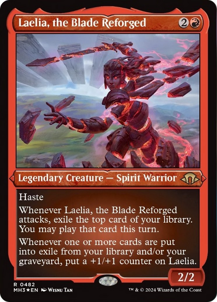 Laelia, the Blade Reforged (Foil Etched) [Modern Horizons 3] | Tables and Towers