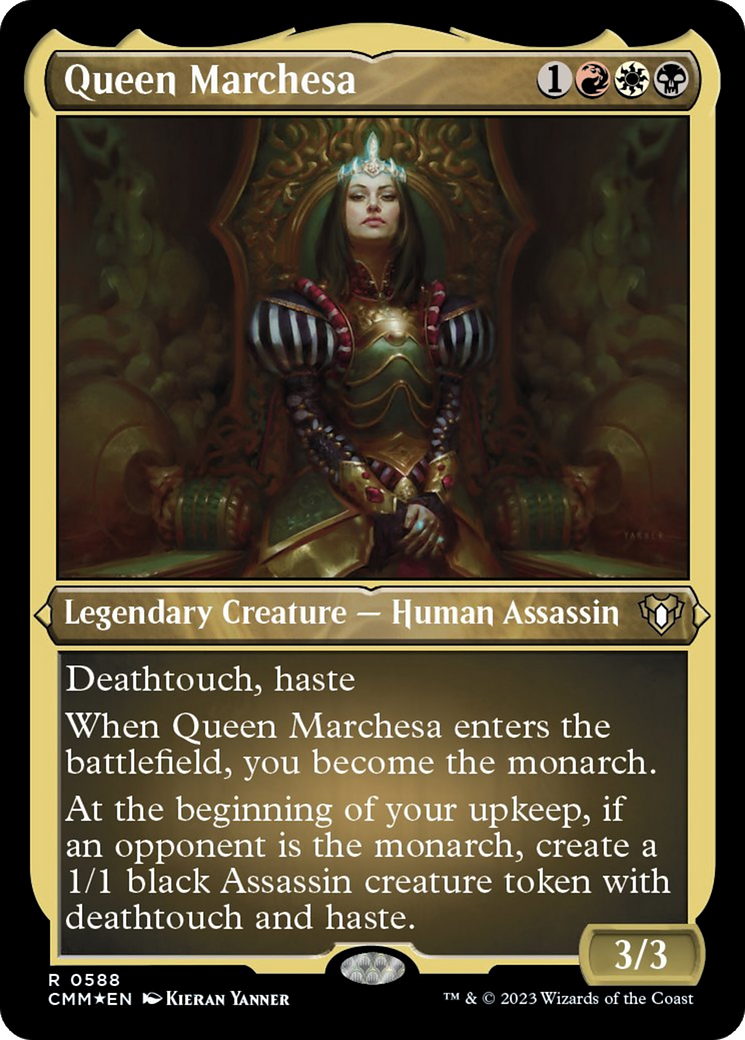 Queen Marchesa (Foil Etched) [Commander Masters] | Tables and Towers