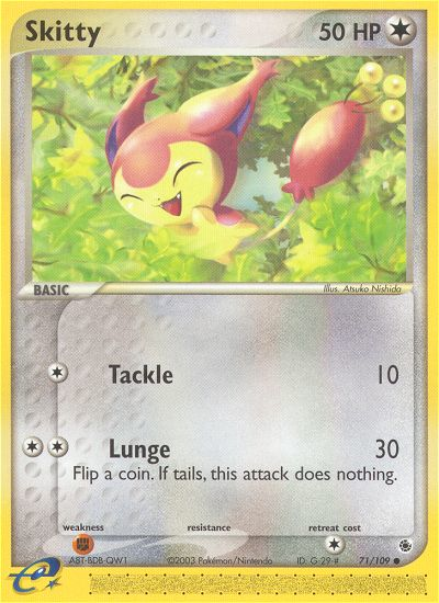 Skitty (71/109) [EX: Ruby & Sapphire] | Tables and Towers