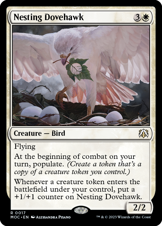 Nesting Dovehawk [March of the Machine Commander] | Tables and Towers