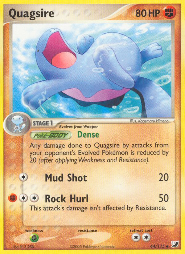 Quagsire (44/115) [EX: Unseen Forces] | Tables and Towers