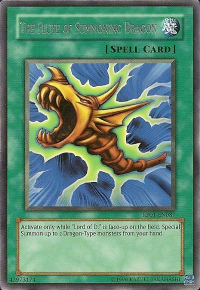 The Flute of Summoning Dragon [RP01-EN087] Rare | Tables and Towers