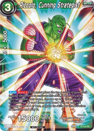 Piccolo, Cunning Strategist (Power Booster) (P-114) [Promotion Cards] | Tables and Towers