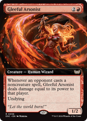 Gleeful Arsonist (Extended Art) [Duskmourn: House of Horror Commander] | Tables and Towers