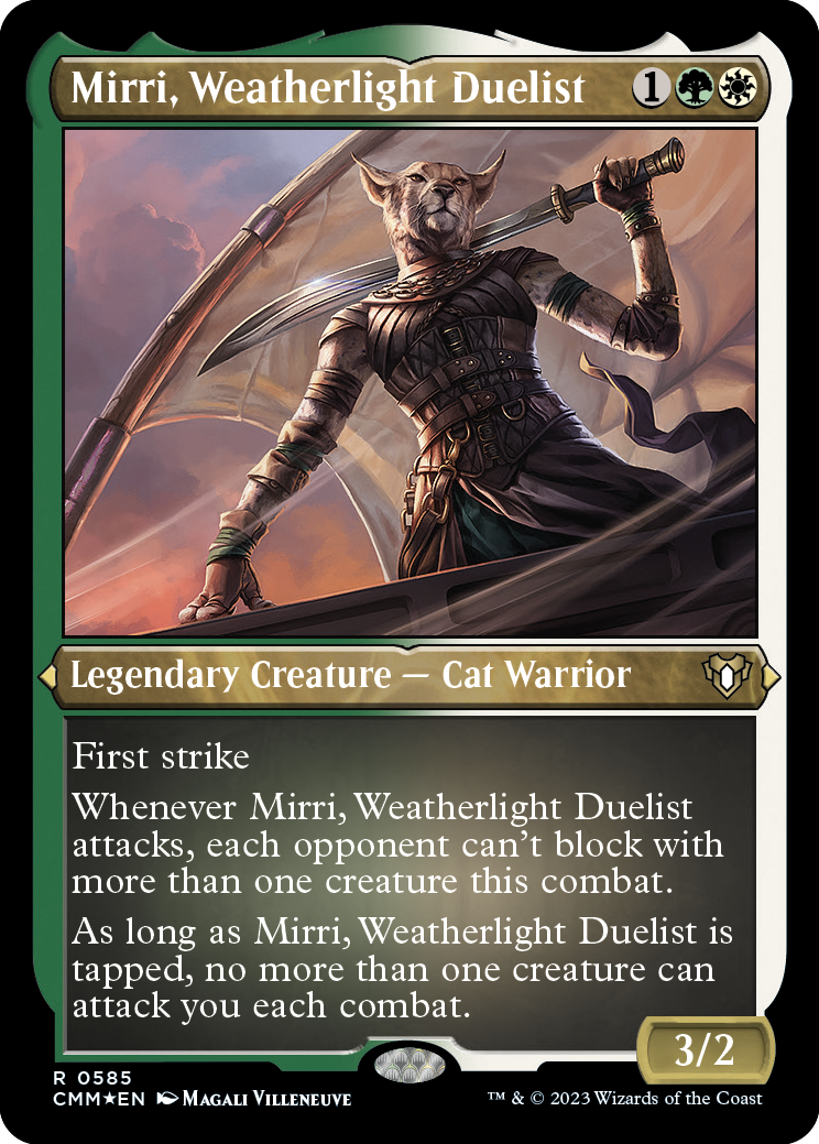 Mirri, Weatherlight Duelist (Foil Etched) [Commander Masters] | Tables and Towers