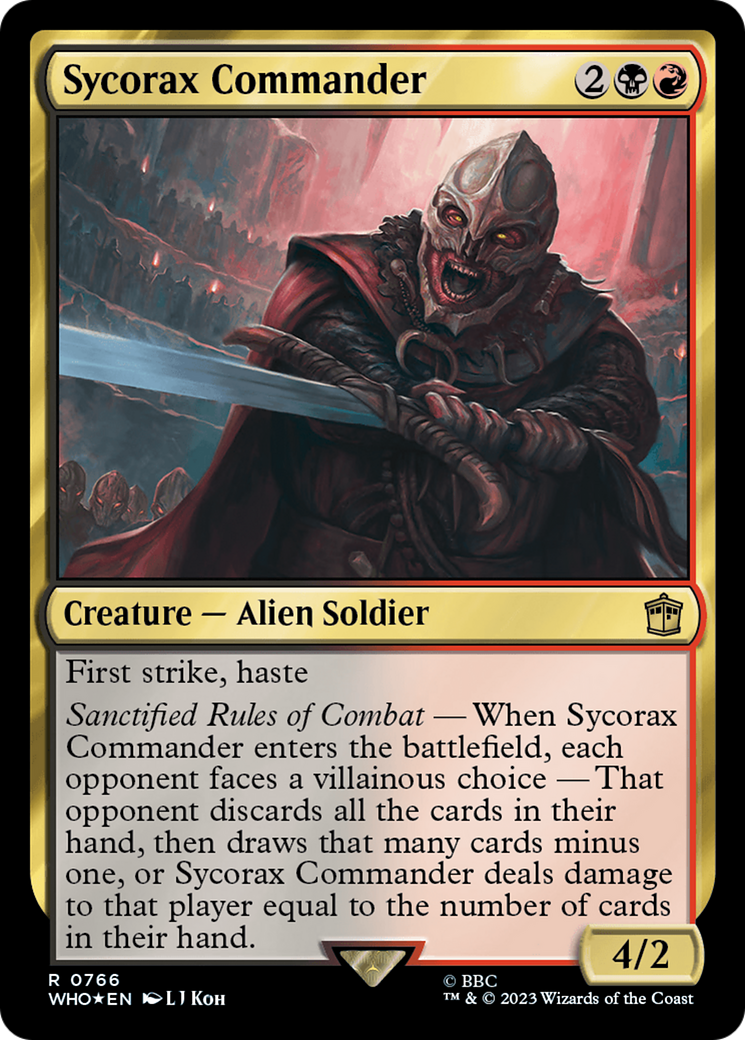 Sycorax Commander (Surge Foil) [Doctor Who] | Tables and Towers