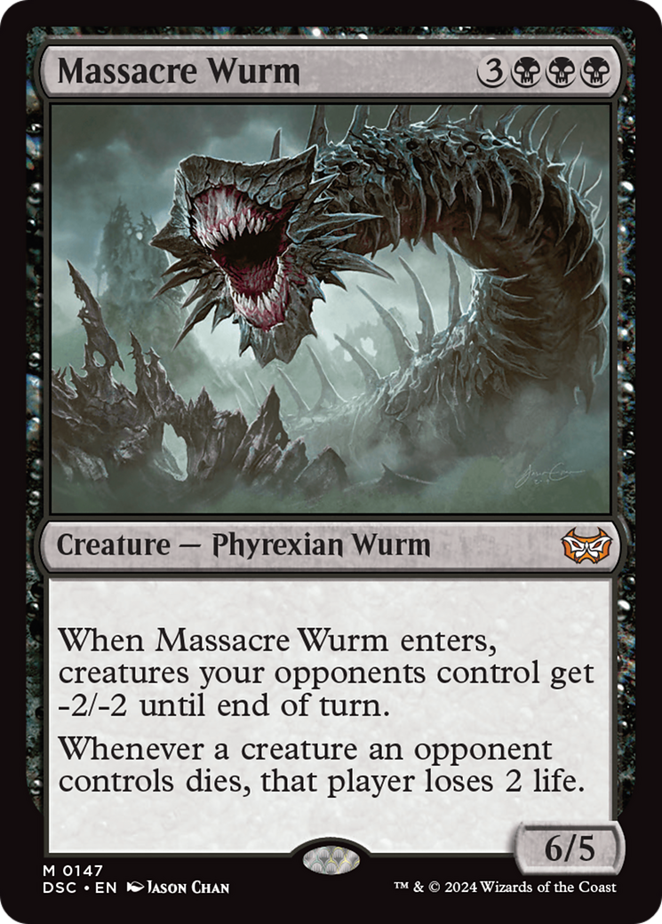 Massacre Wurm [Duskmourn: House of Horror Commander] | Tables and Towers