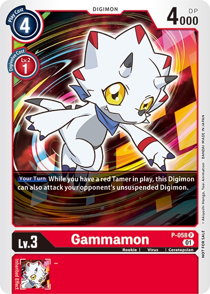 Gammamon [P-058] (New Awakening Pre-Release Tournament) [New Awakening Pre-Release Promos] | Tables and Towers