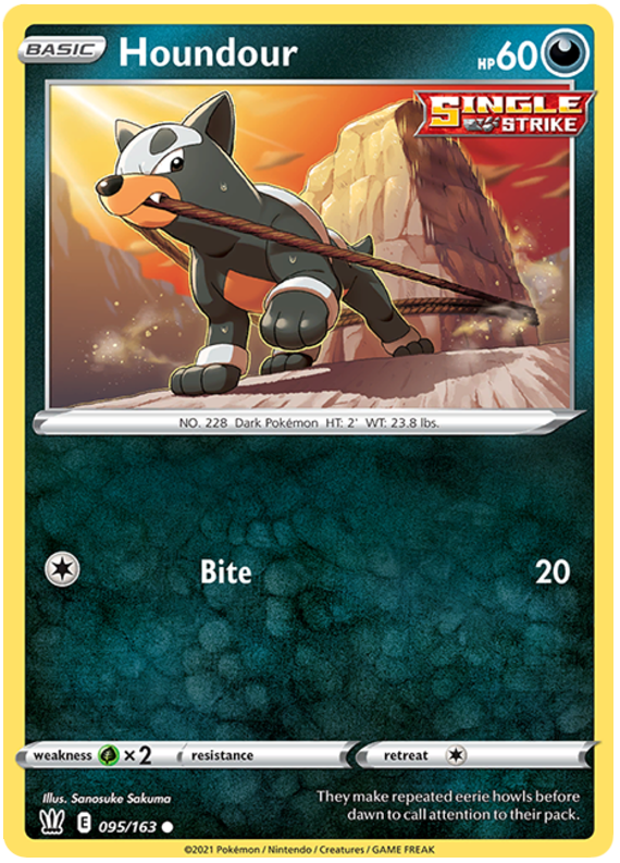 Houndour (095/163) [Sword & Shield: Battle Styles] | Tables and Towers