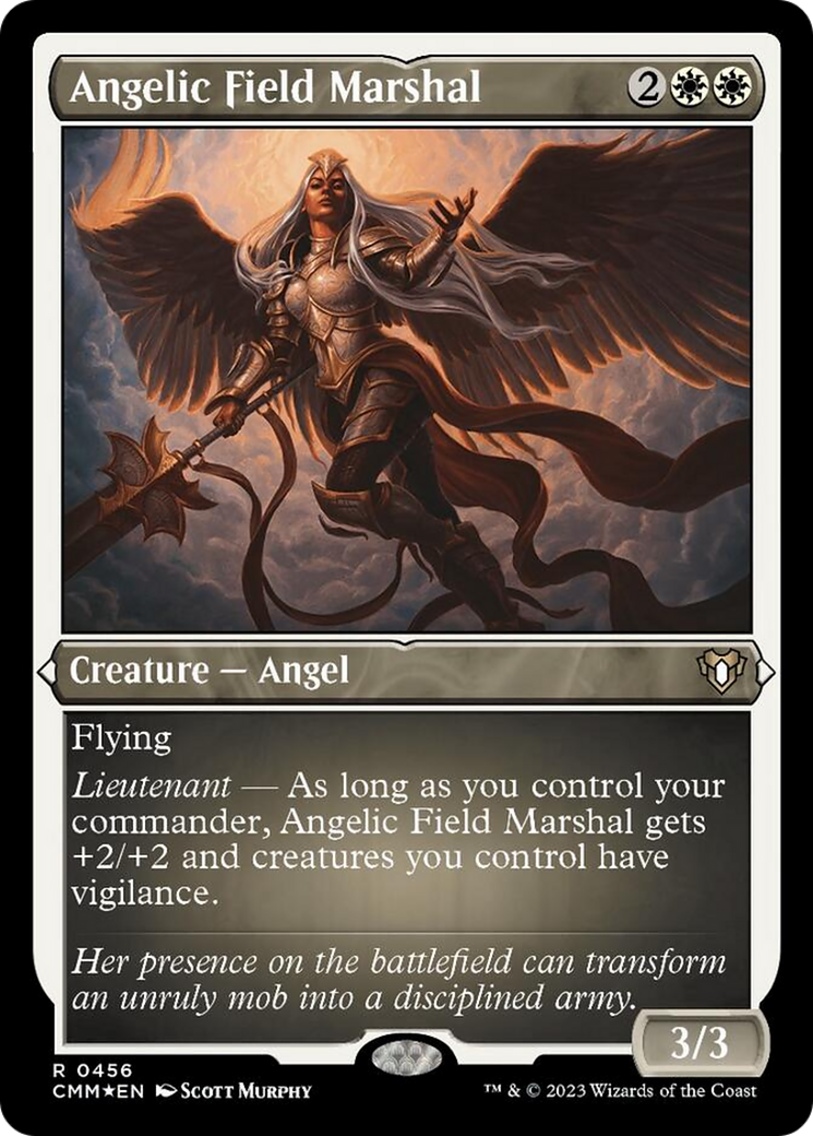 Angelic Field Marshal (Foil Etched) [Commander Masters] | Tables and Towers