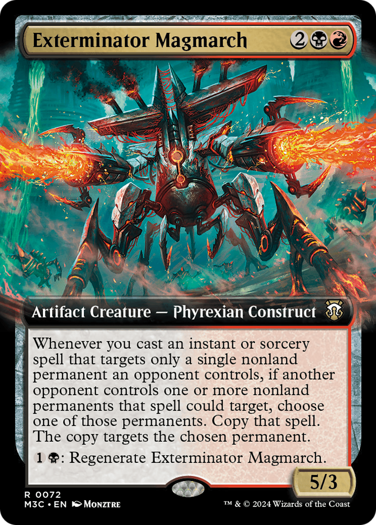 Exterminator Magmarch (Extended Art) (Ripple Foil) [Modern Horizons 3 Commander] | Tables and Towers