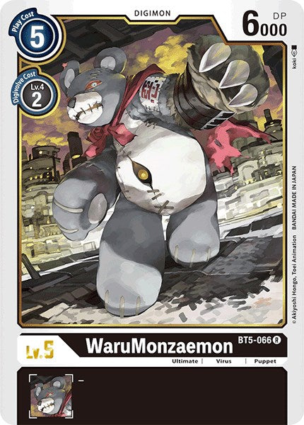 WaruMonzaemon [BT5-066] (Demo Deck Exclusive) [Battle of Omni Promos] | Tables and Towers