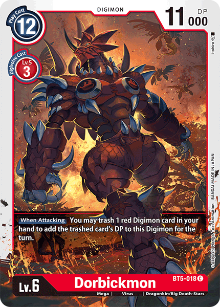 Dorbickmon [BT5-018] [Battle of Omni] | Tables and Towers