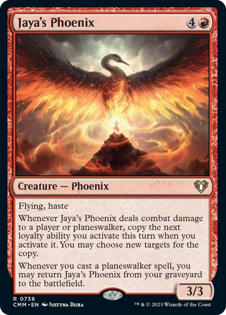 Jaya's Phoenix [Commander Masters] | Tables and Towers