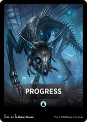 Progress Theme Card [Phyrexia: All Will Be One Tokens] | Tables and Towers