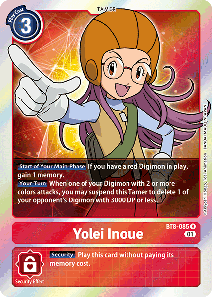 Yolei Inoue [BT8-085] [New Awakening] | Tables and Towers