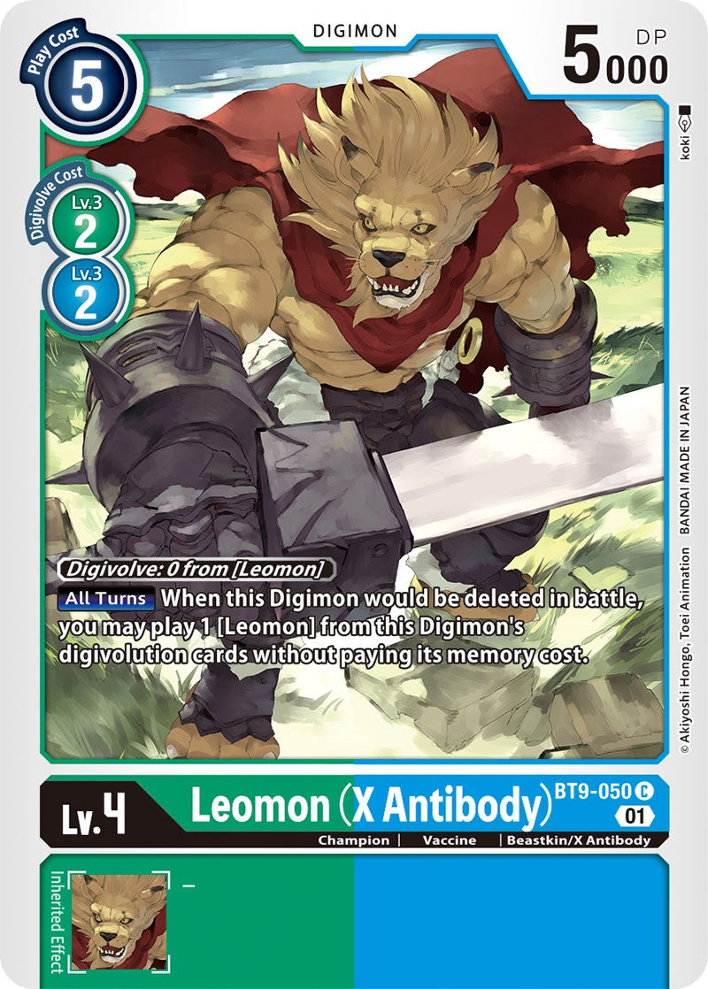 Leomon (X Antibody) [BT9-050] [X Record] | Tables and Towers