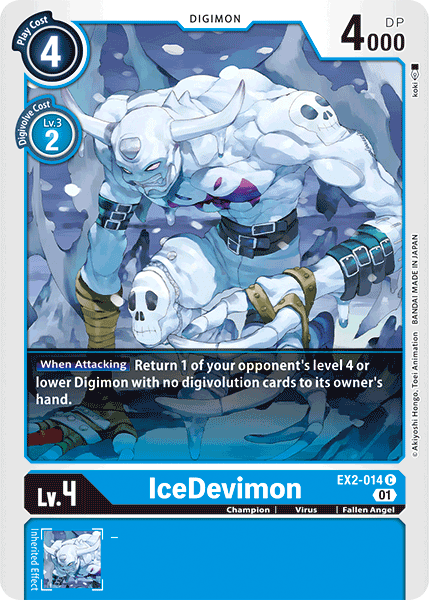 IceDevimon [EX2-014] [Digital Hazard] | Tables and Towers