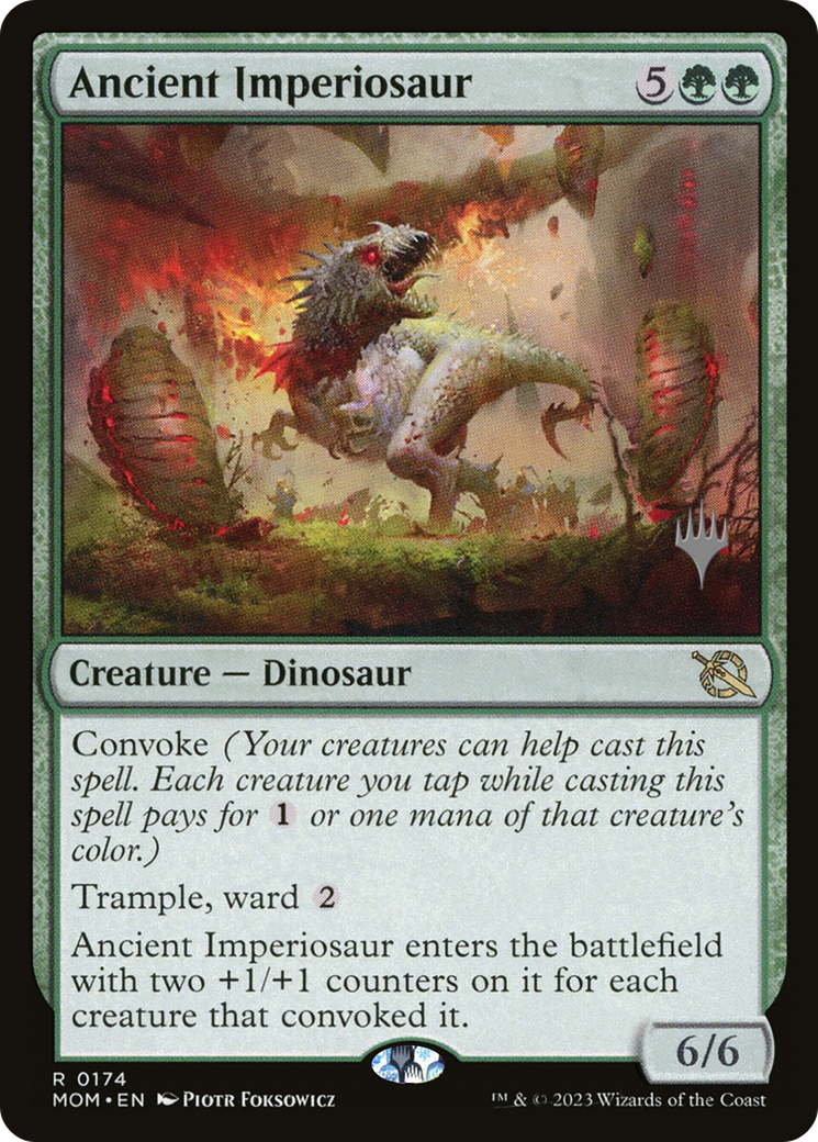 Ancient Imperiosaur (Promo Pack) [March of the Machine Promos] | Tables and Towers