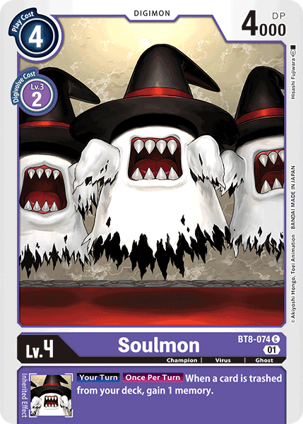 Soulmon [BT8-074] [New Awakening] | Tables and Towers