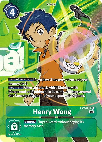 Henry Wong [EX2-061] (Alternate Art) [Digital Hazard] | Tables and Towers