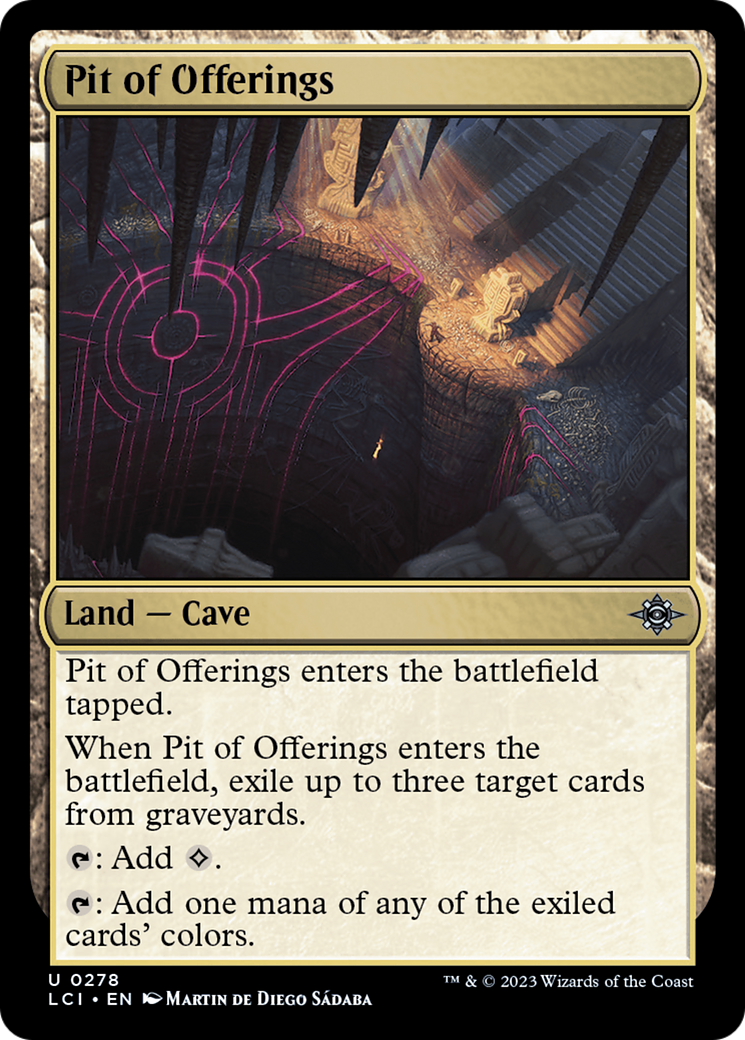 Pit of Offerings [The Lost Caverns of Ixalan] | Tables and Towers