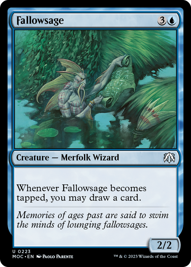 Fallowsage [March of the Machine Commander] | Tables and Towers