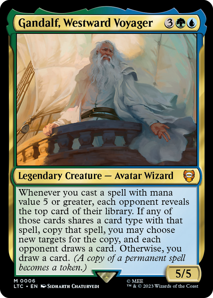 Gandalf, Westward Voyager [The Lord of the Rings: Tales of Middle-Earth Commander] | Tables and Towers