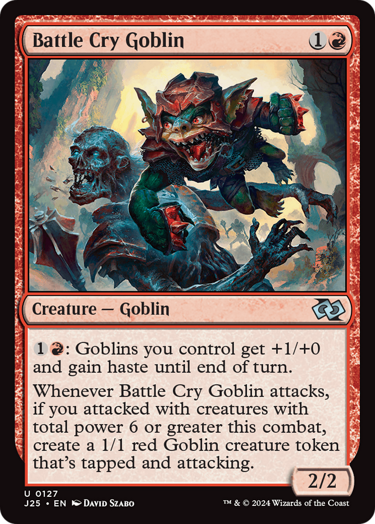 Battle Cry Goblin [Foundations Jumpstart] | Tables and Towers