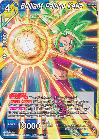 Brilliant Pairing Kefla (Shop Tournament: Assault of Saiyans) (P-132) [Promotion Cards] | Tables and Towers